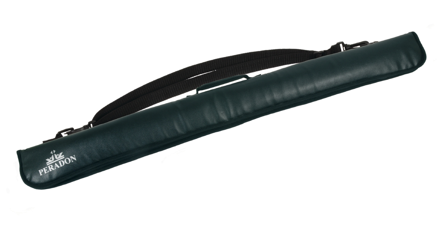 Peradon Black Full Zip Case for 3/4 Jointed Cue & Extension