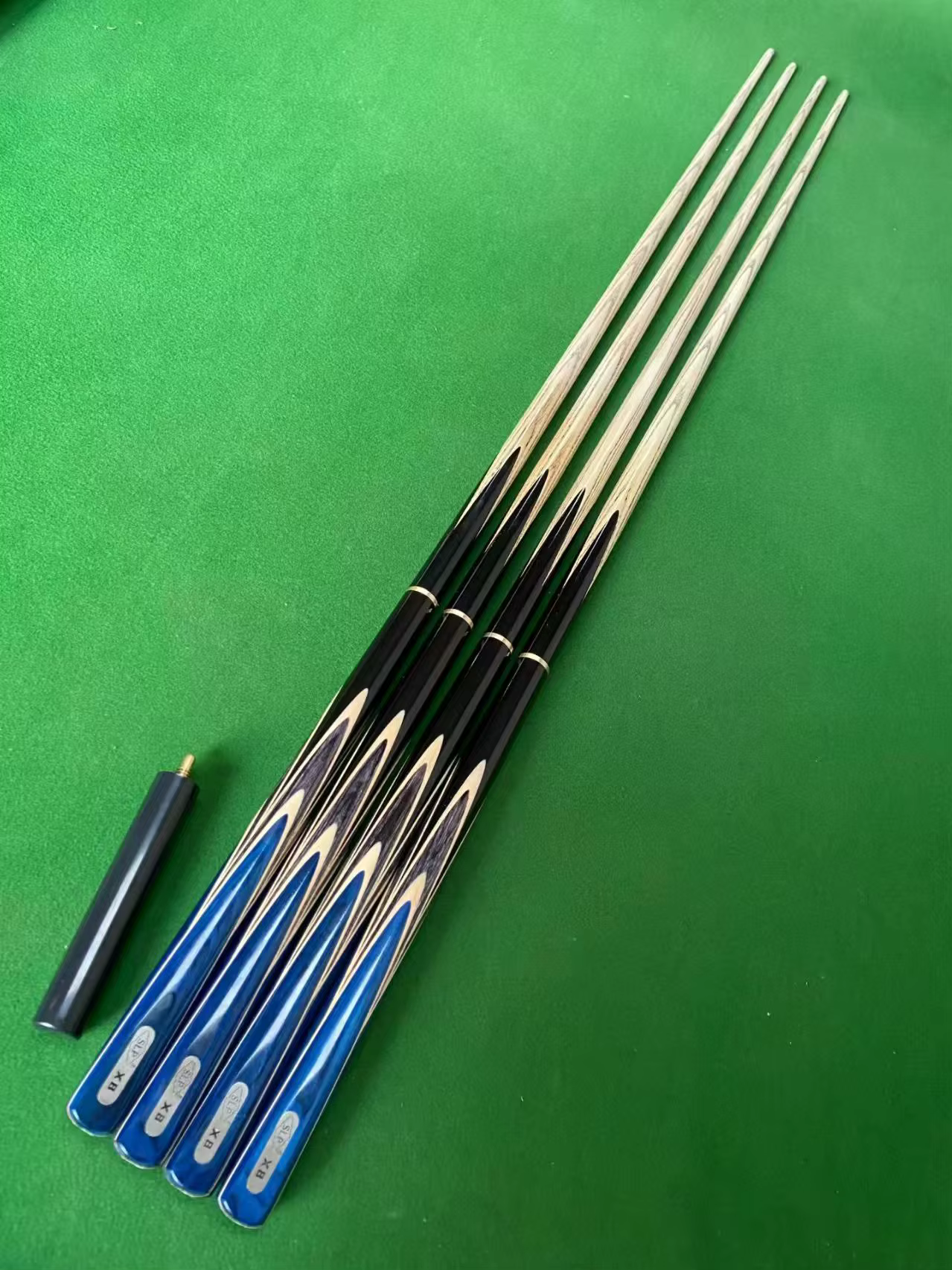SLP X8 Ash Wood 3/4 Jointed Snooker Cue & Mini Butt