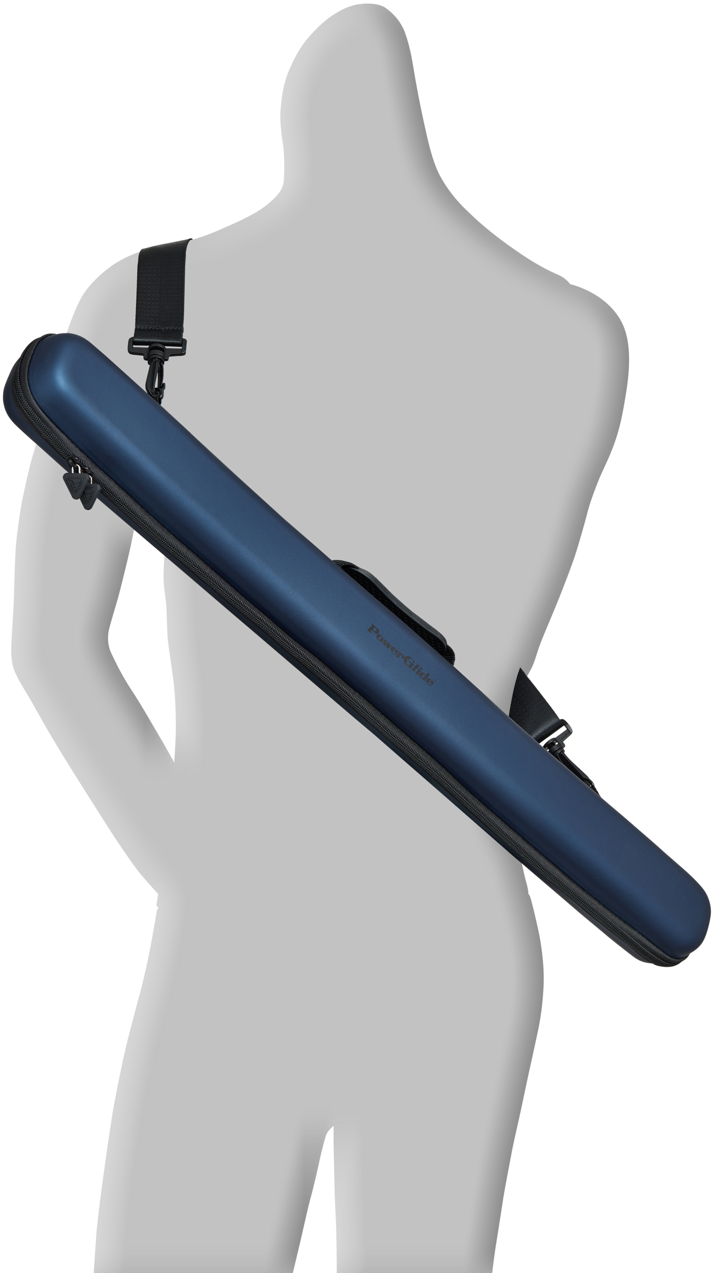 Power Glide Svartur Two Piece Cue Case - Blue Fade