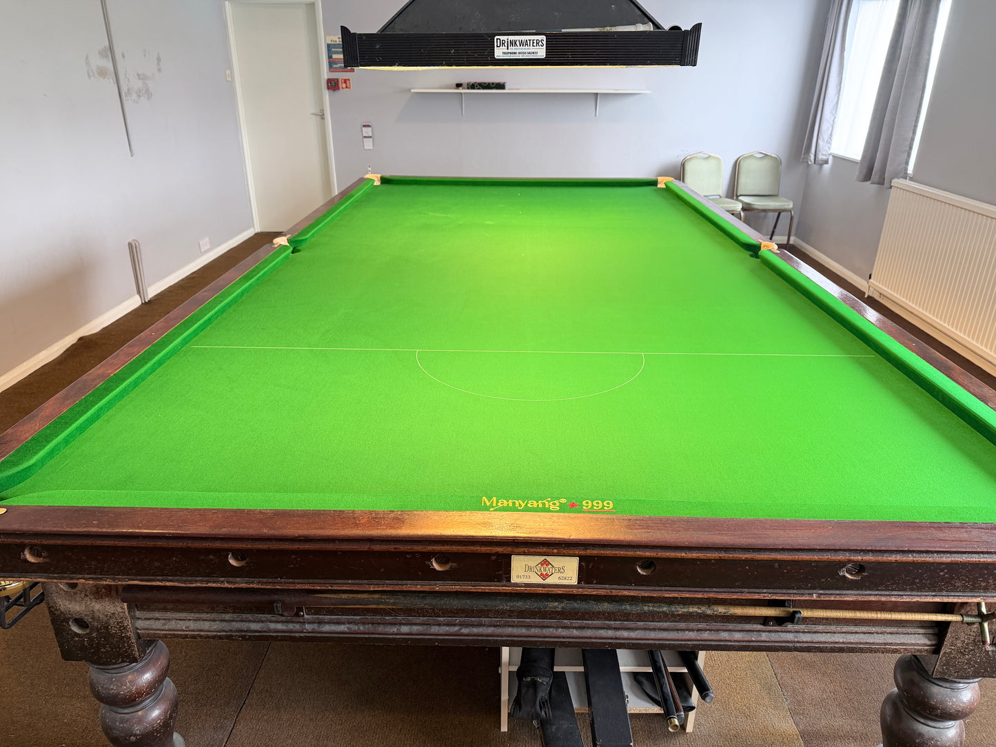 Manyang 999 12ft/Full Size Snooker Table Cloth Pack - Green