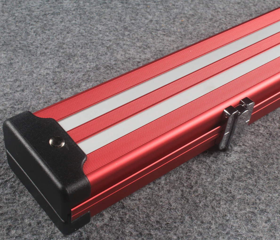 3/4 Aluminium Cue Case – Various Colours