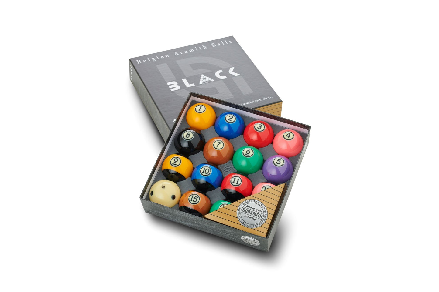 Aramith “Tournament Black” Pool Ball Set