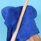 Cue Towel - Plain Blue