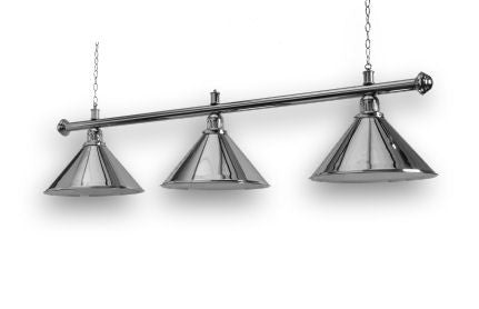 Pool Table Shades with three coolie shades