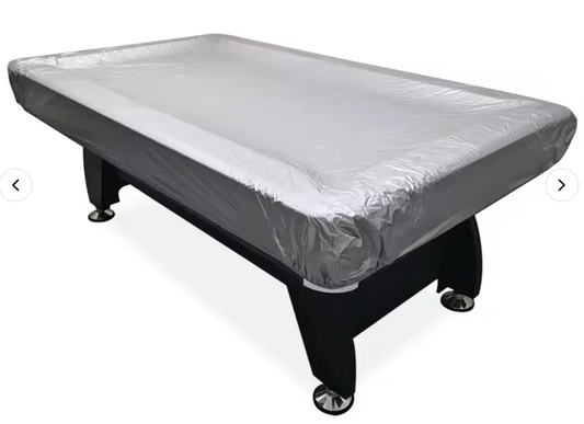 Economy Silver Pool Table Dust Cover - 7ft Tables