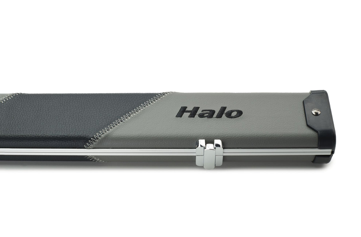 Black & Grey Stripe Halo Plus Extra Wide Case for 3/4 Jointed Cues
