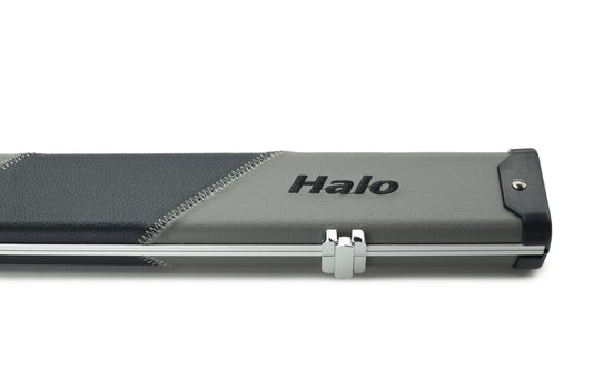 Black & Grey Stripe Halo Plus Extra Wide Case for 3/4 Jointed Cues