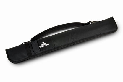 Peradon Black Nylon Two Piece Cue Case/Bag
