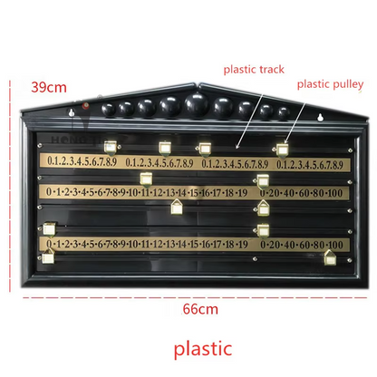 Economy 4x Player Score Board