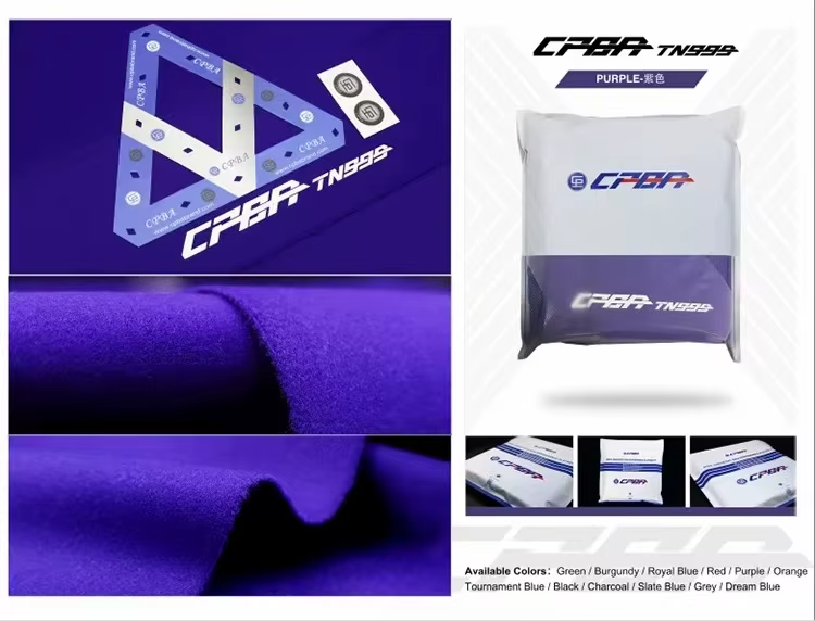 CPBA TN-999 – 7ft UK Pool Table Cloth Pack