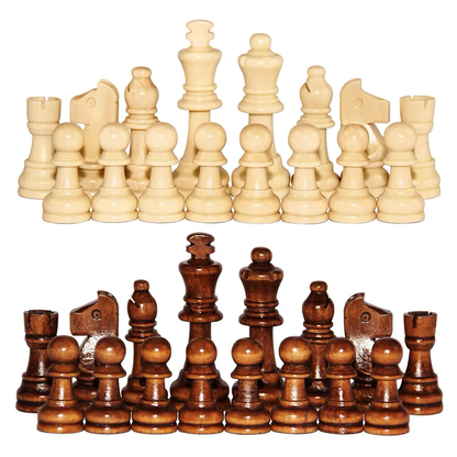 Small Scale Wooden Chess Set