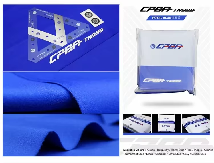 CPBA TN-999 – 7ft UK Pool Table Cloth Pack