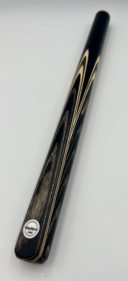Westland 3/4 Cue & Case Set “Black & White Veneer”