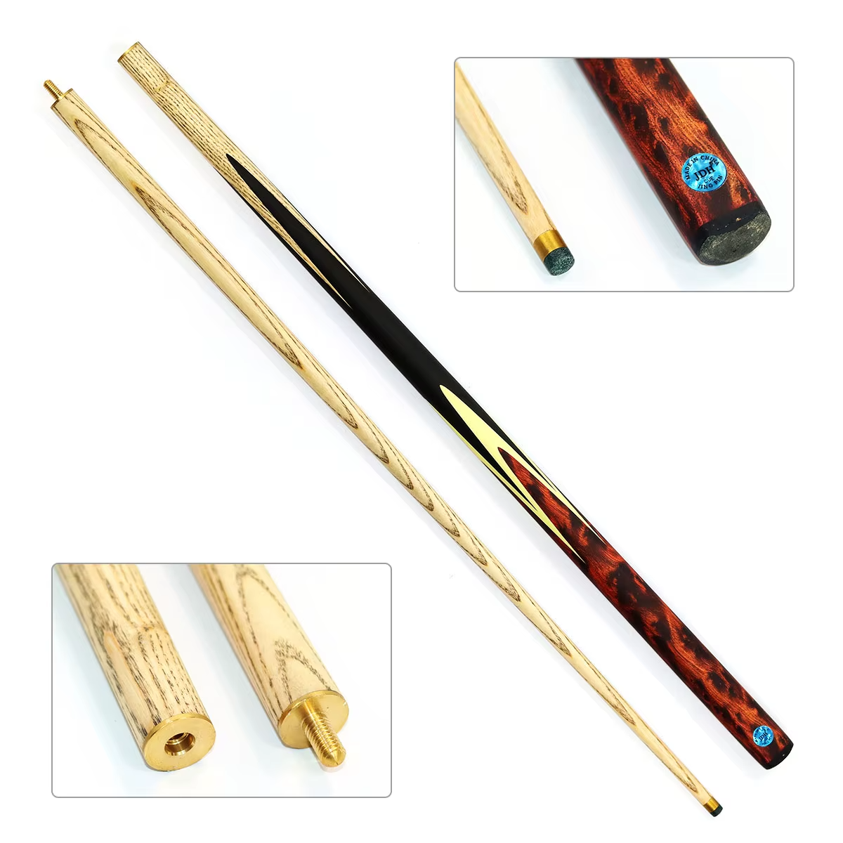Two Piece Ash Snooker Cue