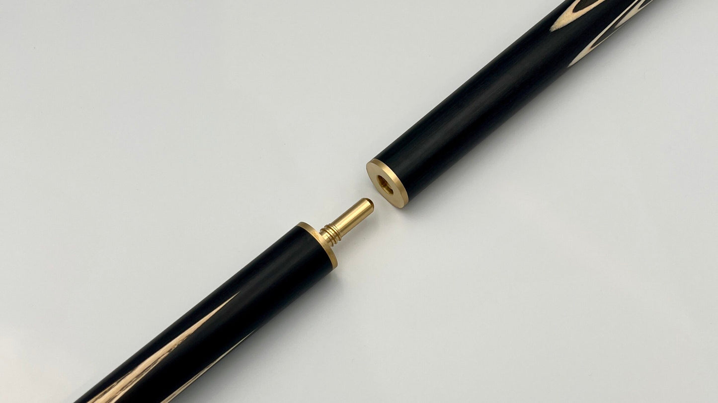 Westland 3/4 Cue & Case Set “Black & White Veneer”