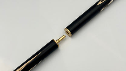 Westland 3/4 Cue & Case Set “Black & White Veneer”