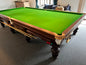 Antique Mahogany Turned Leg Full Size Snooker Table