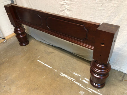 Mahogany Turned Leg Full Size Snooker Table