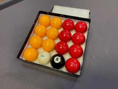 2″ Economy Reds & Yellows Pool Ball Set