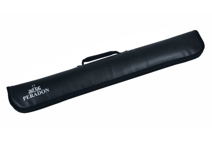 Peradon Black Full-Zip Two Piece Cue Case/Bag