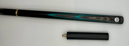 Westland 3/4 Cue & Case Set “Blue – Grey Veneer”