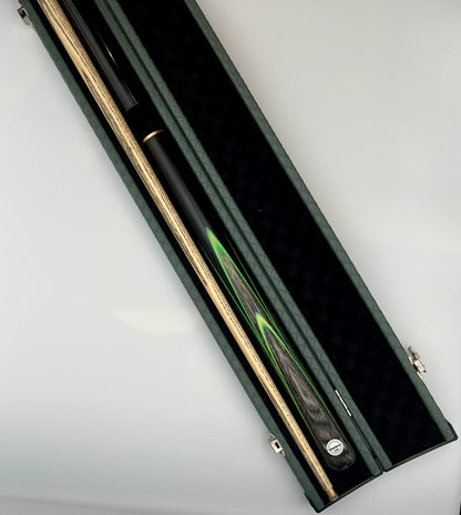 Westland 3/4 Cue & Case Set “Green – Grey Veneer”