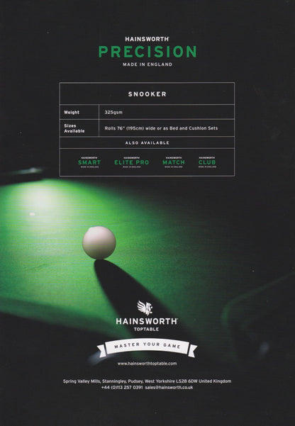 Hainsworth’s Precision 7′ Pool Table Packs